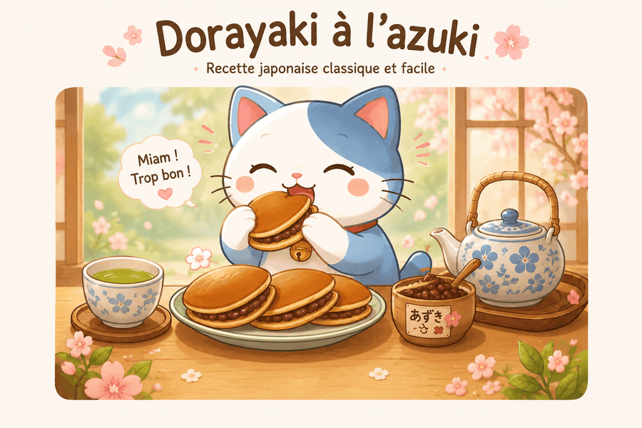 Dorayaki japonais à l’azuki : la recette classique et facile