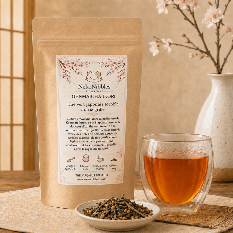 Genmaicha Irori – Hojicha japonais au riz grillé