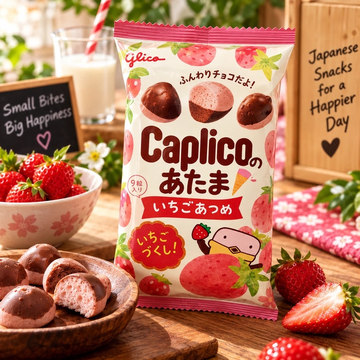 Glico Caplico no Atama – Fraise & Chocolat – 30g