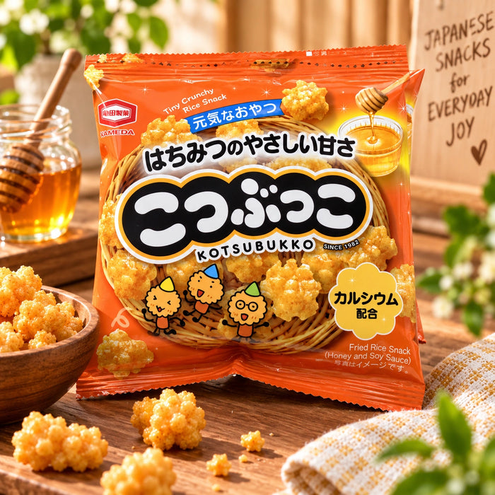 Kameda Kotsubukko – Mini Snacks de Riz au Miel & Sauce Soja
