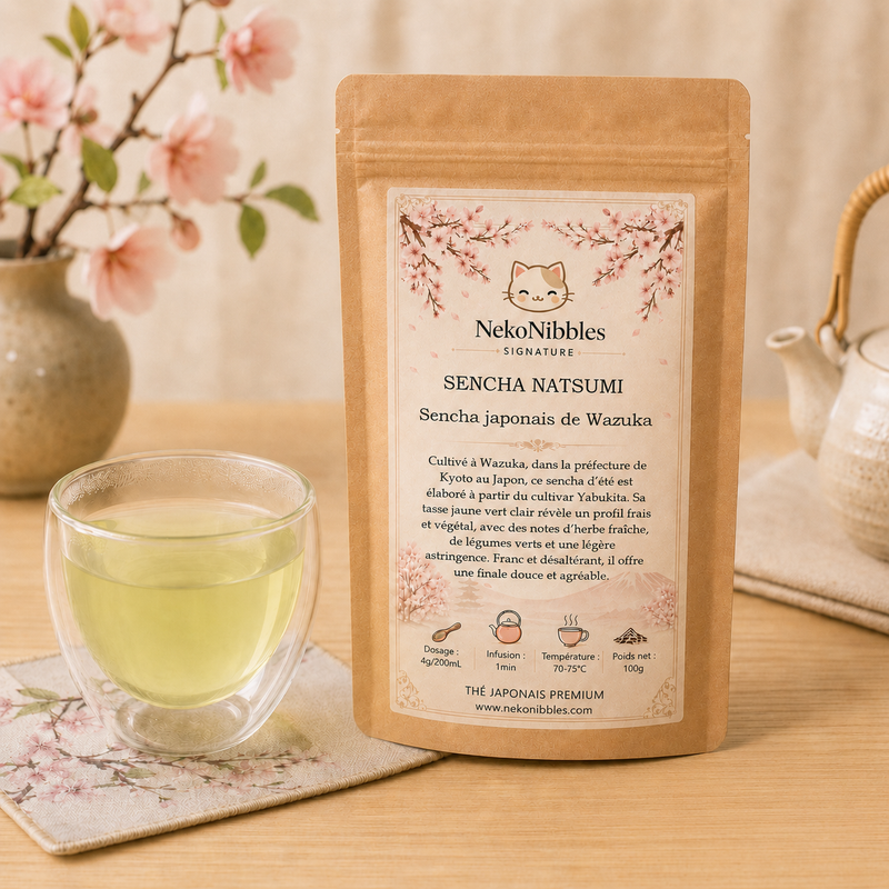 Sencha Natsumi – Thé vert japonais d’été de Wazuka