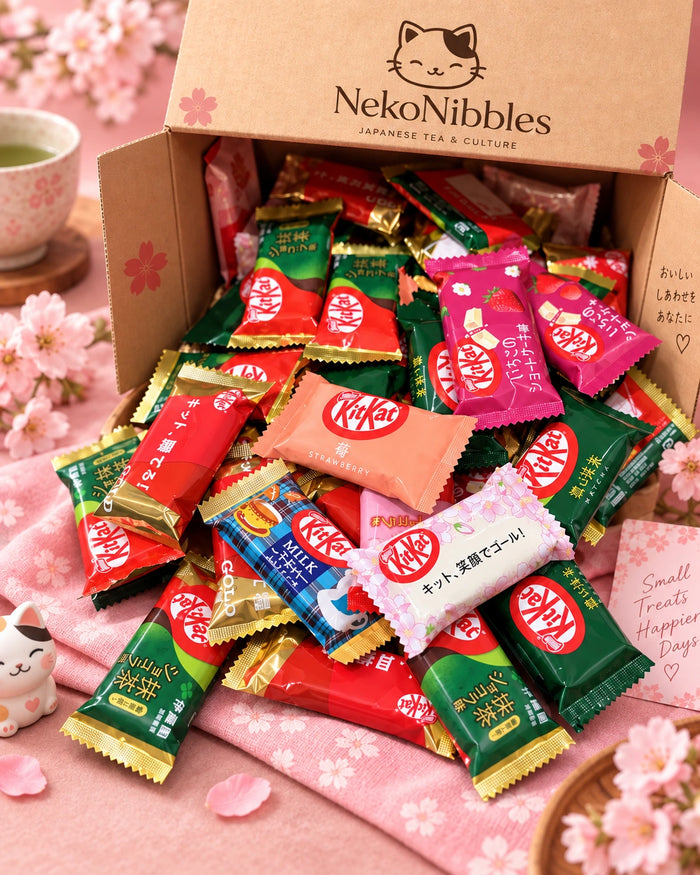Box KitKat Japonais – 35 KitKat Individuels aux Saveurs Variées