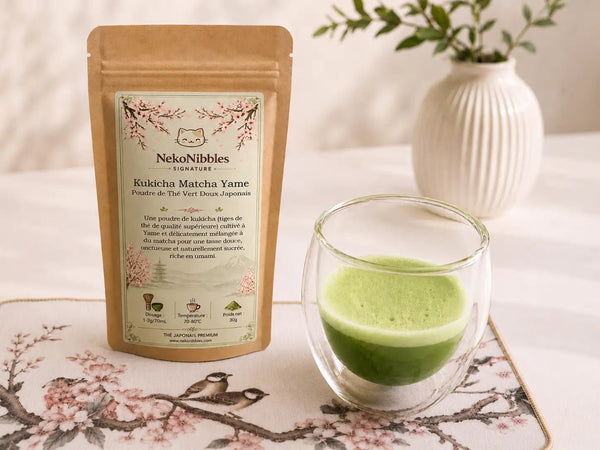 Kukicha Matcha Yame – Poudre de Thé Vert Doux Japonais