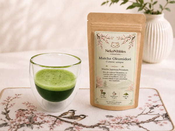Matcha Okumidori Single Cultivar – Thé vert matcha japonais premium