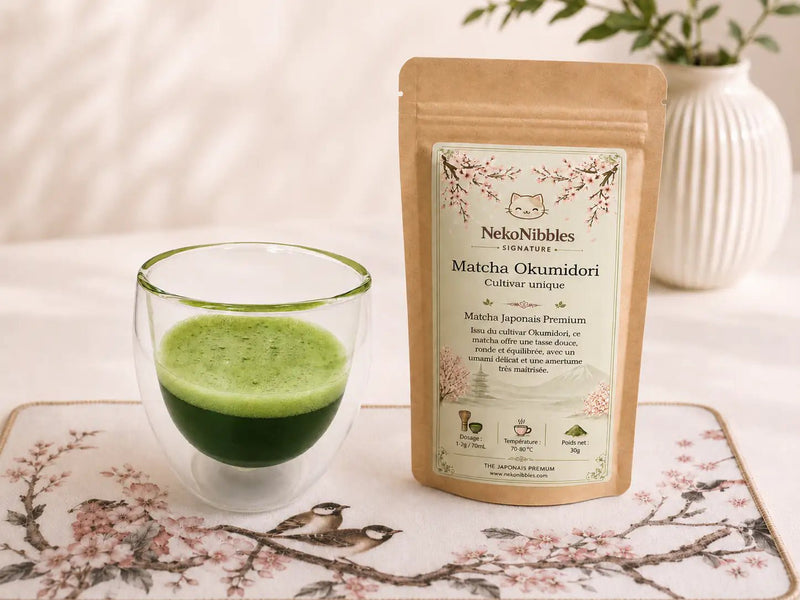 Matcha Okumidori Single Cultivar – Thé vert matcha japonais premium