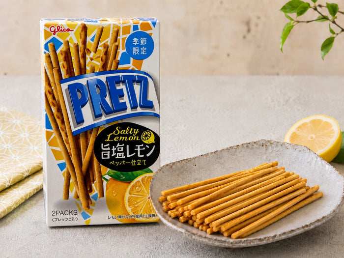 Glico PRETZ Salty Lemon – Citron salé & poivre