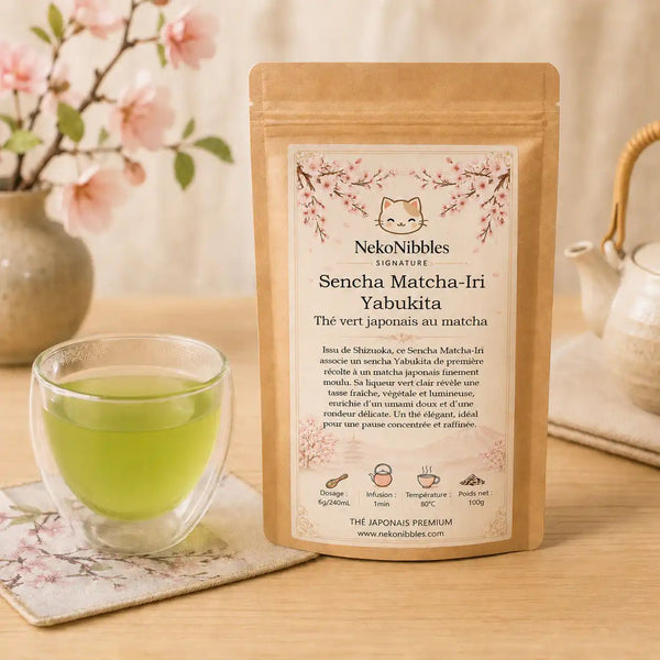 Sencha Matcha-Iri Yabukita — Thé vert japonais au matcha